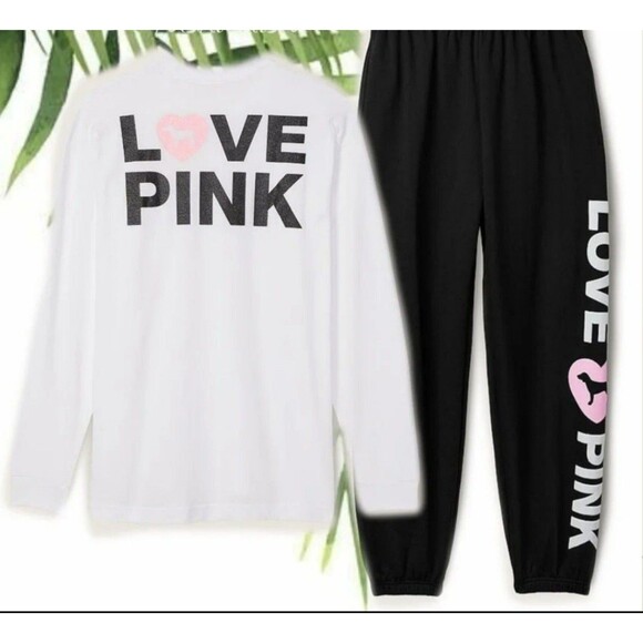 VS PINK OUTFIT THE ORIGINALS SET JOGGERS SHIRT xl - Picture 10 of 12